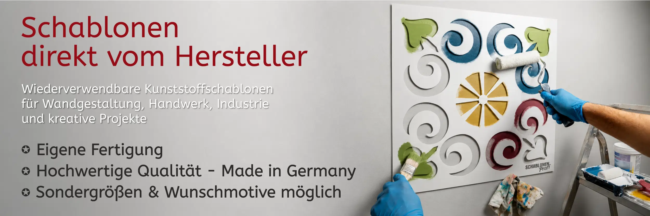 Ihre Ideen unsere Schablonen - SchablonenProfi